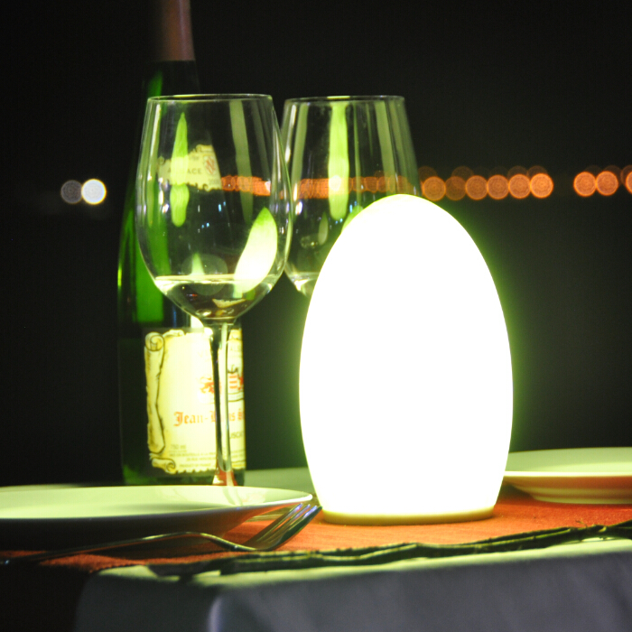 Battery Powered RGB Color Changeable Bluetooth Remote Control Table Lamp