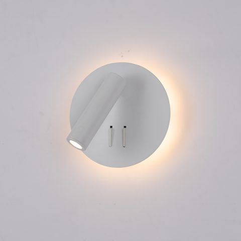 Bedside LED reading wall light combine mood back ground light