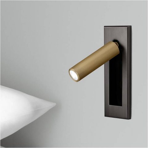 Modern design hotel bedside recessed foldable led reading wall lights